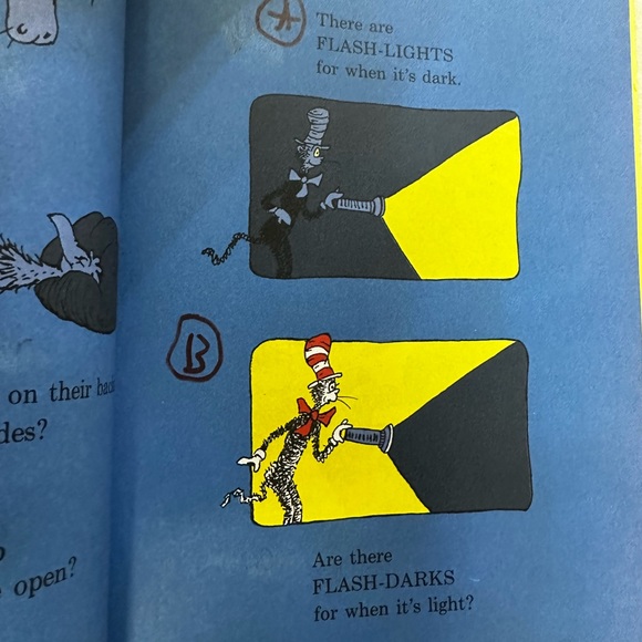 BANNED Cat in the hat The Cat Quizzer book with pencil and marker writing in it - Picture 7 of 10